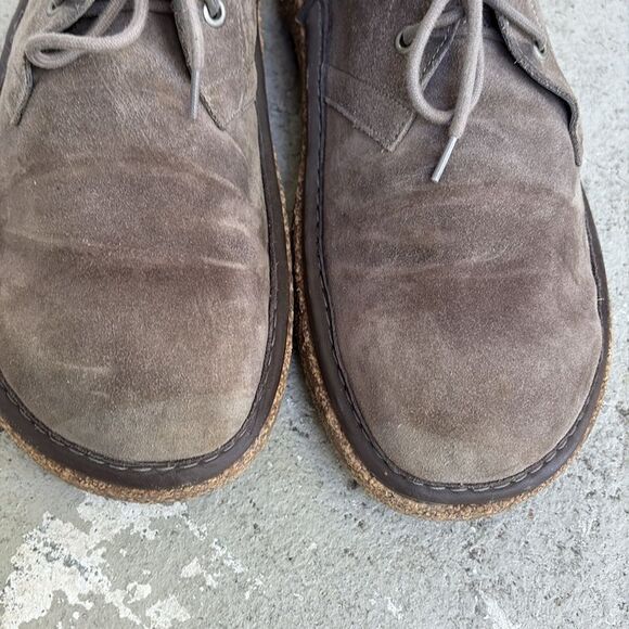 Birkenstock Milton, gray suede shoes/boots - Picture 4 of 7